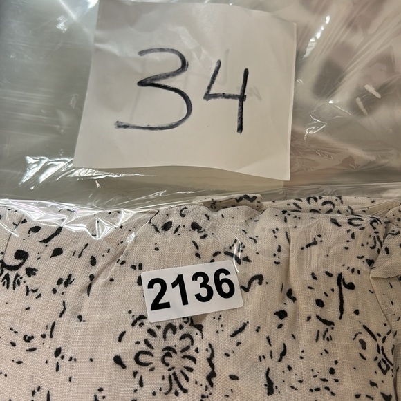 Cynthia Rowley 100% Linen Sz 2 Sleeveless Patterned Mini Dress English country - Picture 13 of 13